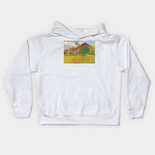 Tahitian Landscape by Paul Gauguin Kids Hoodie